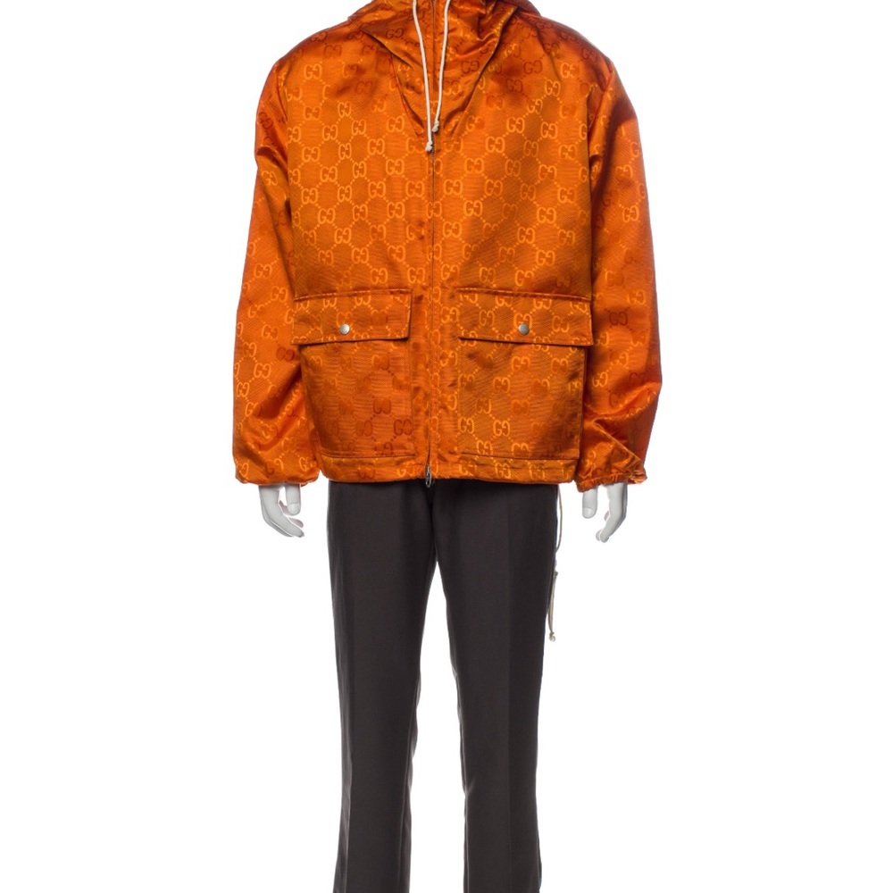 Gucci Vibrant Orange Windbreaker & Pants Bundle